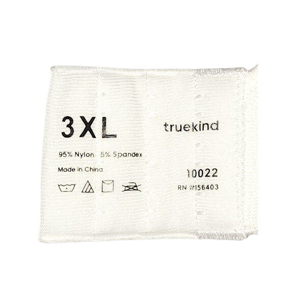 Truekind Women's Everyday Throw On Wireless Bralette Size: 3X Intimate Basic - Picture 2 of 5